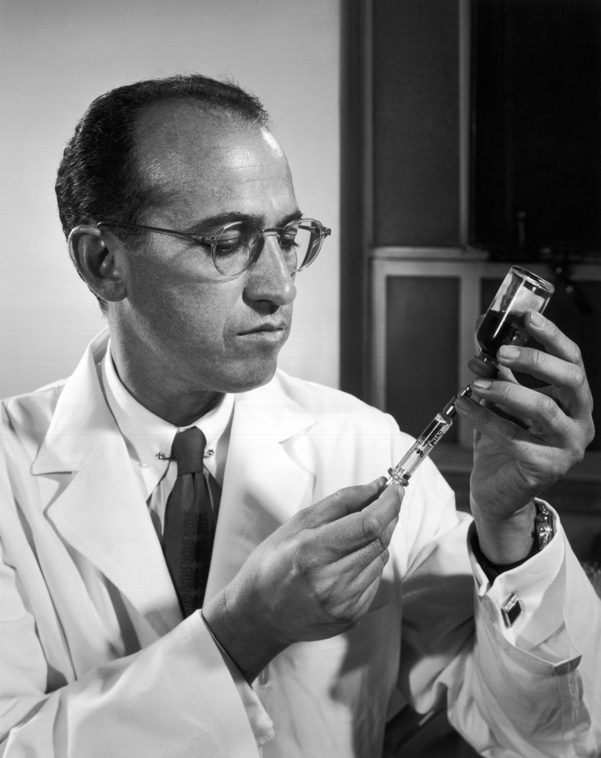 Jonas Salk + Thank You, Dr. Salk!: The Scientist Who Beat Polio and Healed the World by Dean Robbins